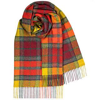 Tartan-Stola 100% Lammwolle Buchanan Berry