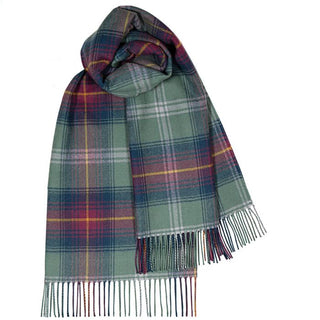 Tartan-Stola 100% Lammwolle Hame