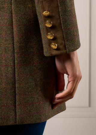 Damen Tweed Mantel Surrey