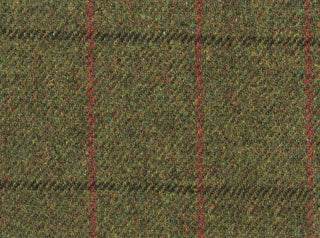 Harris Tweed Mantel olivgrün