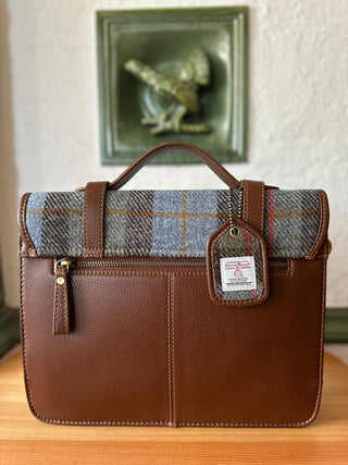 Harris Tweed® Satchel Handtasche groß Highland Check