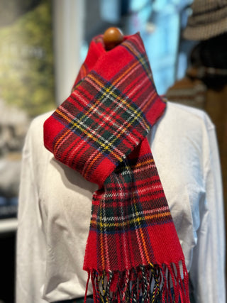 Klassischer Lammwollschal Stewart Royal-Tartan