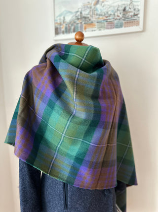 Tartan-Stola 100% Lammwolle Isle of Skye