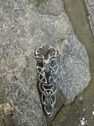 Schottische Kiltnadel Stag