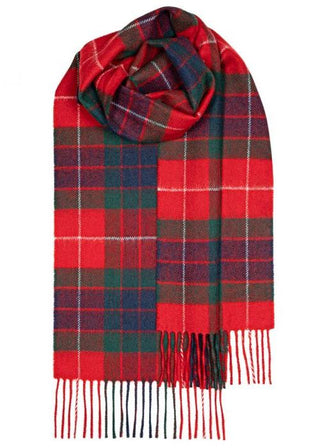 Klassischer Lammwollschal Fraser Red Modern