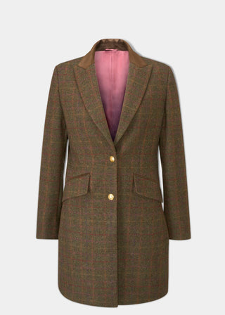 Damen Tweed Mantel Surrey