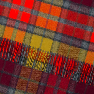 Tartan-Stola 100% Lammwolle Buchanan Berry