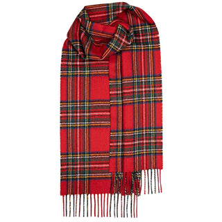 Klassischer Lammwollschal Stewart Royal-Tartan