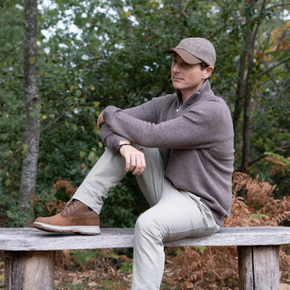 Glencairn Harris Tweed Baseballkappe ZH016: Harvest