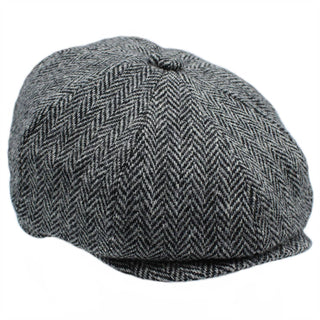 Brodick Harris Tweed 8-teilige Mütze ZH293: Birke / L 60 cm