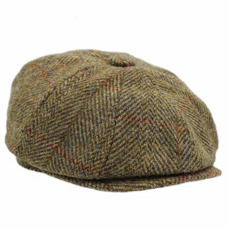 Brodick Harris Tweed 8-teilige Mütze ZH293: Birke / L 60 cm