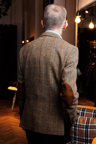 Harris Tweed Sakko sand herringbone