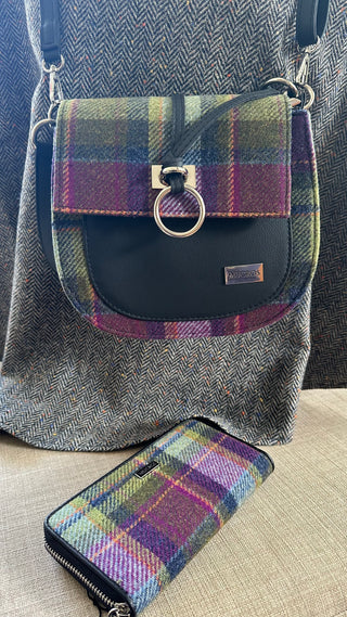 Tweed Crossbody Tasche 100% Wolle