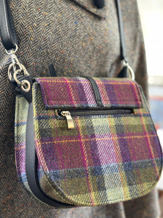 Tweed Crossbody Tasche 100% Wolle