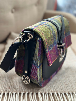 Tweed Crossbody Tasche 100% Wolle