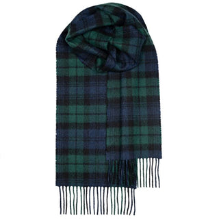 Klassischer Lammwollschal Schottenkaro Blackwatch modern Tartan