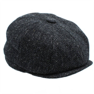 Brodick Harris Tweed 8-teilige Mütze ZH293: Mitternacht / L 60 cm