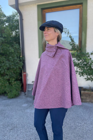 Irish Tweed Damen Poncho/Cape 100% Wolle